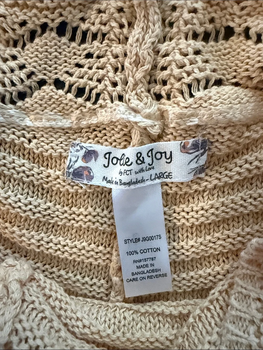Crochet Two-Piece Tank & Shorts Set in Light Tan - the cutest knits